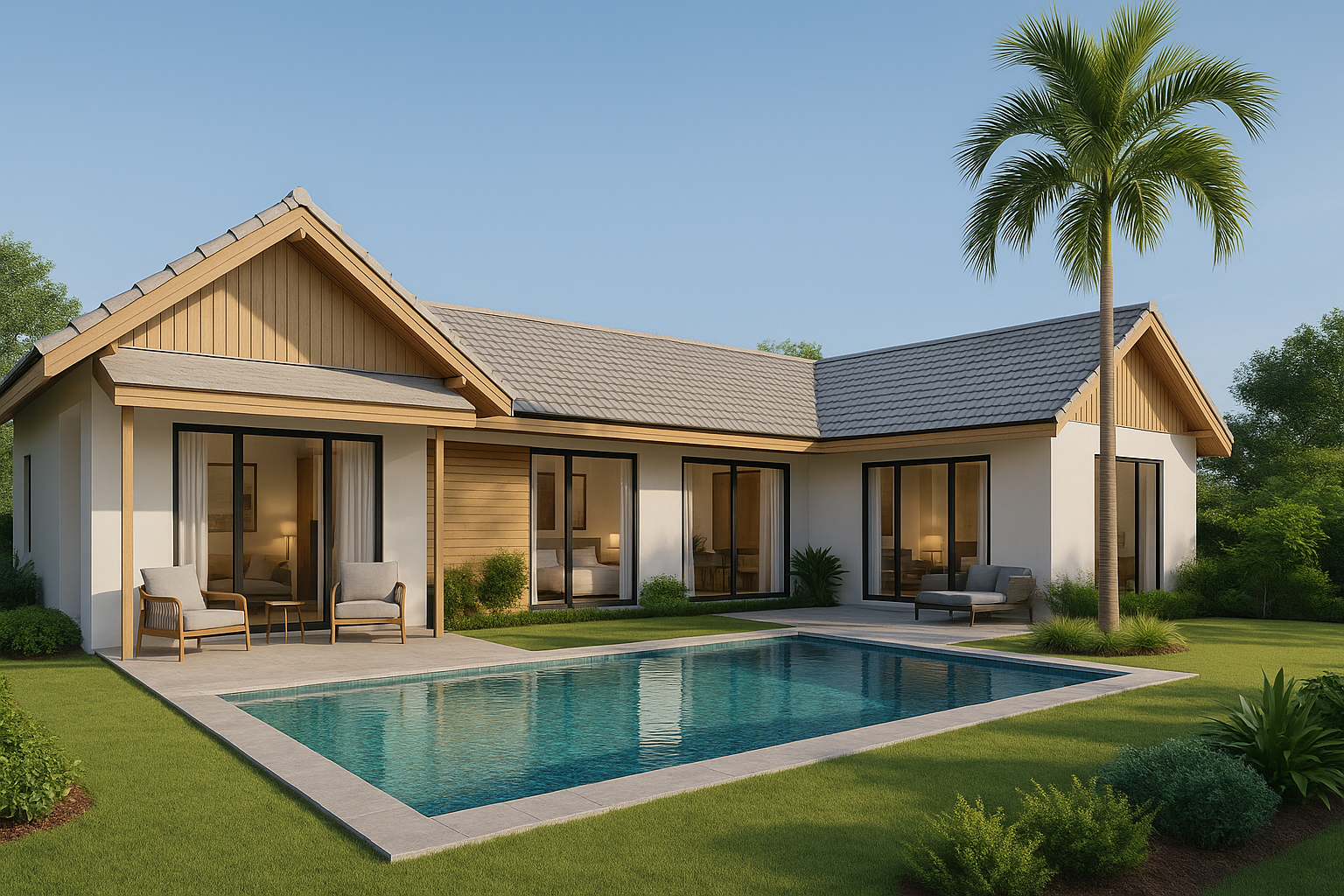 Couple Villa Render